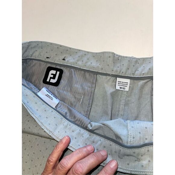 Foot Joy Shorts Men's‎ 40 Light Gray Lightweight Golf Performance 7” Inseam A25 - Picture 3 of 7